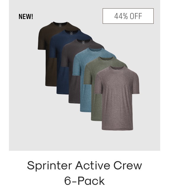 Sprinter Active Crew 6-Pack