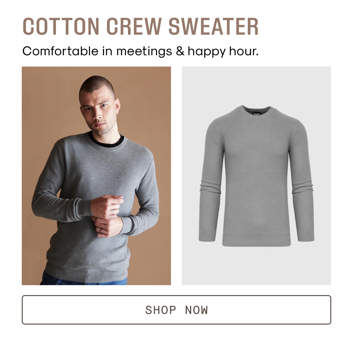 Cotton Crew Sweater