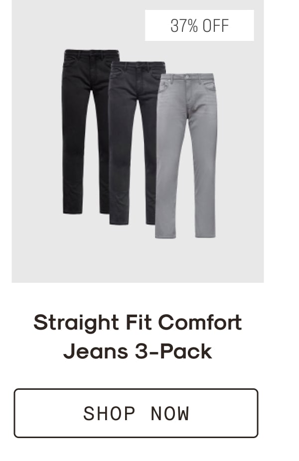 Straight Fit Comfort 3-Pack